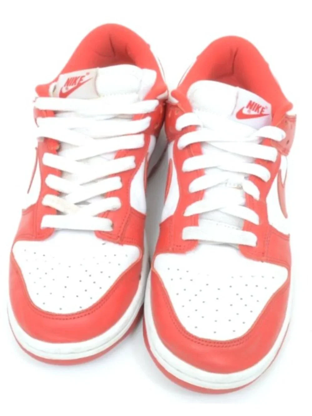 Nike Dunk Low Retro Men's 7 Womens 8.5 Sneakers White/University Red